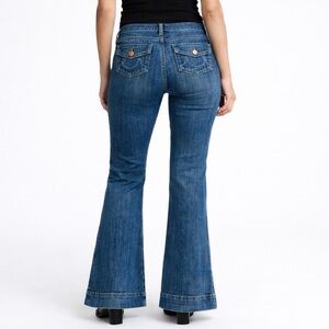 Cabi bootcut flare stretch denim jeans women’s Size 10